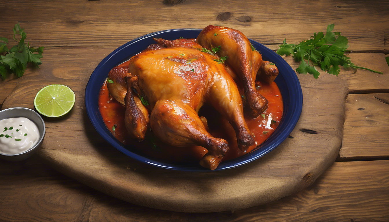Découvrez la recette du poulet boucane accompagné de sa sauce chien